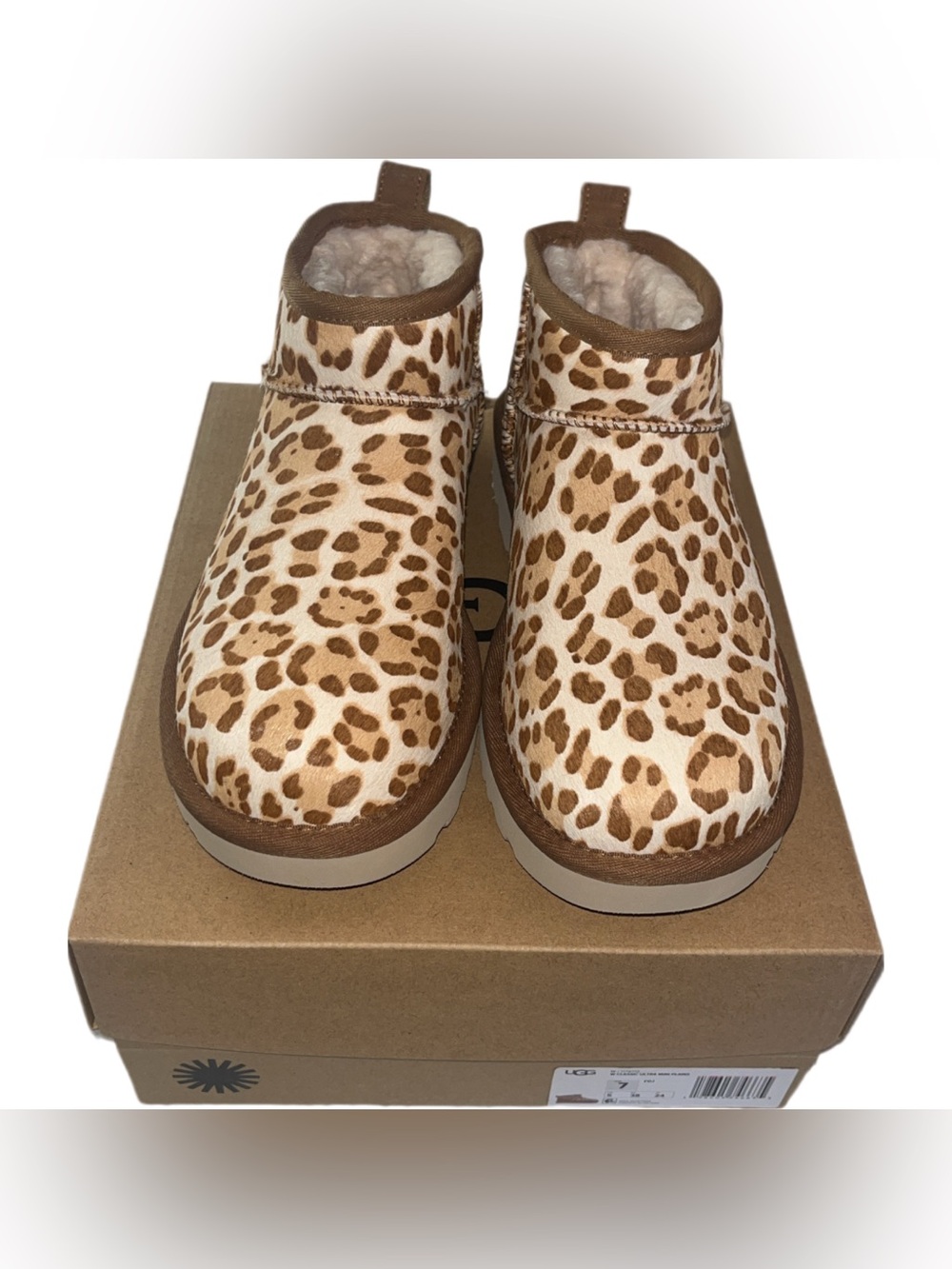 UGG Classic Ultra Animal Print Mini Plains